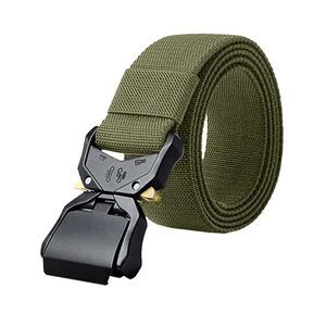 Duke Mens D555 Dale Heavy Duty Belt / Khaki Green